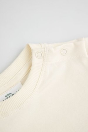 COCCODRILLO marškinėliai trumpomis rankovėmis, smėlio spalvos, dydis 