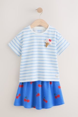 NEXT marškinėliai ir sijonas, AG9827, 80-86 