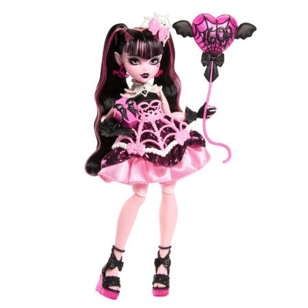 MONSTER HIGH Sweet Birthday lėlė – Drakulaura, JBG74 