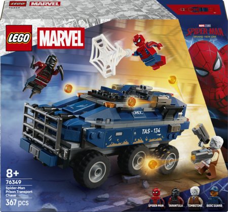 76349 LEGO® ǀ Marvel Žmogaus voro kalinių transporterio gaudynės 