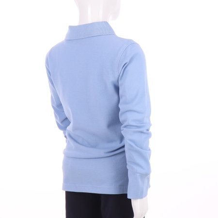MAMAJUM polo marškinėliai ilgomis rankovėmis 10-000006, mėlynas, 122/128 cm 