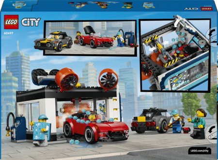 60497 LEGO® City Įvažiuojamoji automobilių plovykla 