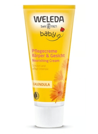 WELEDA vaikiškas kremas su medetkomis CALENDULA, 75 ml. 
