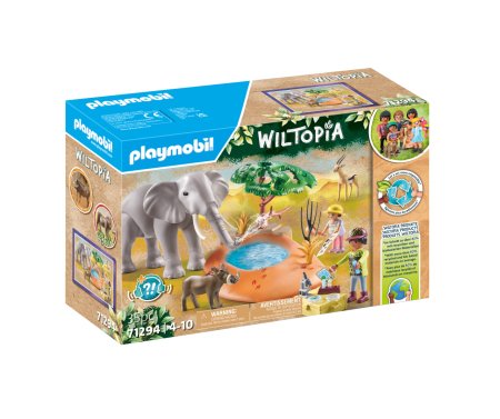 PLAYMOBIL WILTOPIA dramblys prie vandens, 71294 