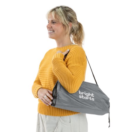BRIGHT STARTS maitinimo kėdutė - busteris POP 'N SIT, GREY, 17198 