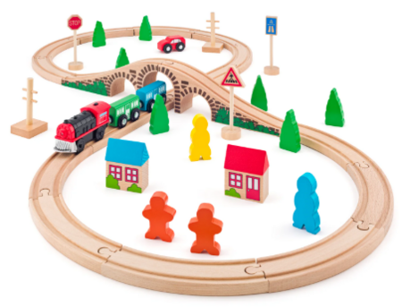 WOODY traukinio bėgių rinkinys, 02193061 