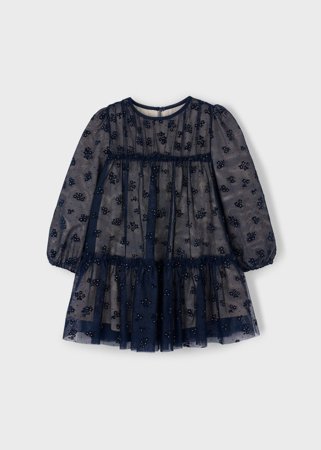 MAYORAL suknelė, navy, 4.919-50, 10 cm 