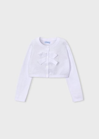 MAYORAL susegamas megztinis, white, 321-89, cm 