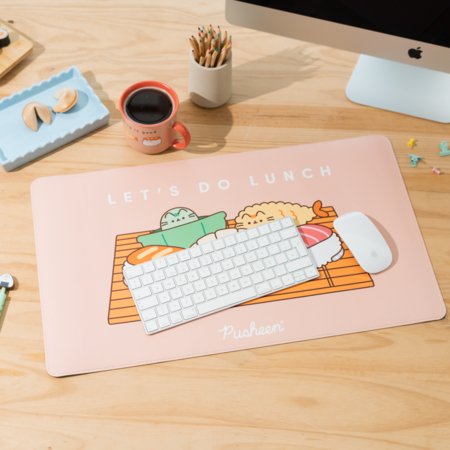 PUSHEEN pelės kilimėlis Sushi Roll vegan leather, MGGEPU06 