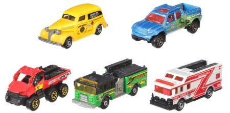 MATCHBOX automodelių rinkinys 5 vnt., asst., C1817 
