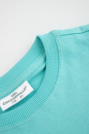 COCCODRILLO marškinėliai trumpomis rankovėmis, žali, WC6143203RBK-013-116, 116 cm 