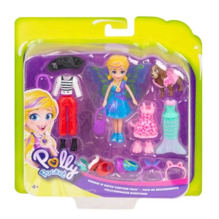 POLLY POCKET Lėlytė su rūbeliais ir aksesuarais, GDM15 GDM15