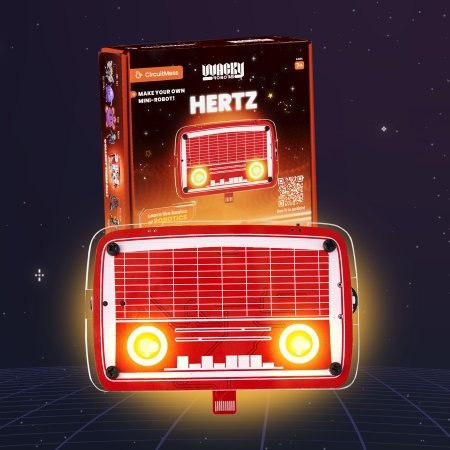 CIRCUITMESS Wacky Robot mokomasis STEM rinkinys Hertz, CM-SA-HERTZ 