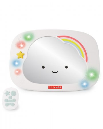 SKIP HOP veidrodėlis vaiko stebėjimui automobilyje SILVER LINING CLOUD ENTERTAINMENT, 9J600510 9J600510