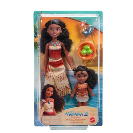 DISNEY MOANA lėlių rinkinys Moana ir Simea, JBT41 