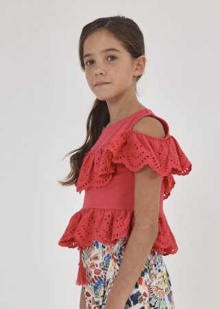 MAYORAL palaidinė be rankovių 8D, carmine red, 6195-77 6195-77