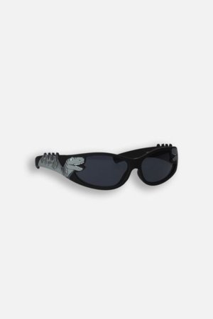 COCCODRILLO akiniai nuo saulės SUNGLASSES, juodi, WC5312107SGL-021-000, one size cm 