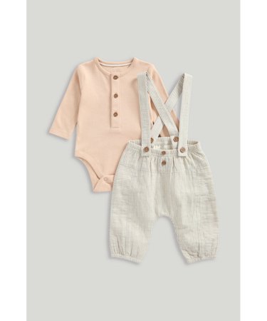 MOTHERCARE smėlinukas ilgomis rankovėmis ir kombinezonas, LK550 80 
