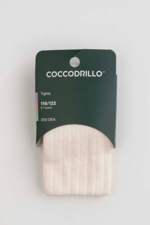 COCCODRILLO pėdkelnės TIGHT COTTON COLORFUL, kreminės, cm 