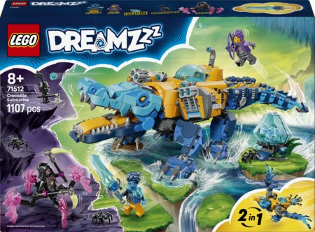 71512 LEGO® DREAMZzz™ Povandeninis laivas-krokodilas 
