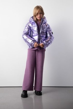 COCCODRILLO striukė OUTERWEAR GIRL JUNIOR, violetinė, cm 