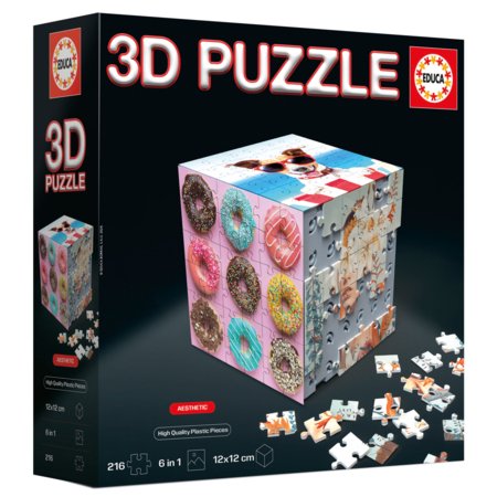 EDUCA 3D delionė Cube Estetika, 216 det., 20125 