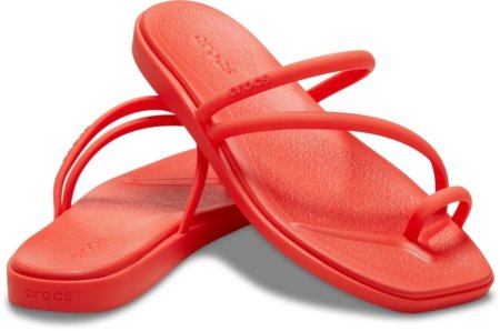 CROCS šlepetės MIAMI TOE LOOP, oranžinės, 209862-7AH, 39,5 dydis 