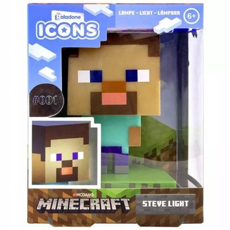 PALADONE MINECRAFT Steve dekoratyvinis LED šviestuvas, PP6594MCFV4 