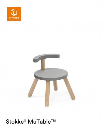 STOKKE medinė kedutė MUTABLE™, storm grey, 627102 627102