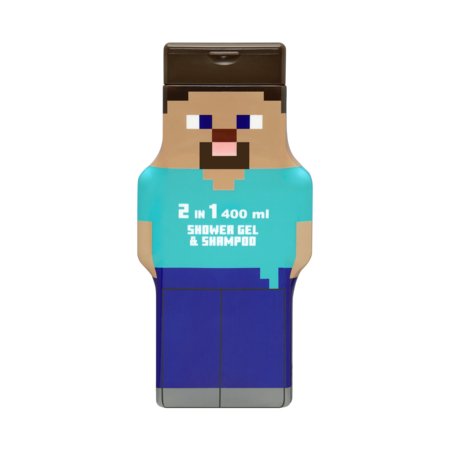 MINECRAFT dušo želė ir plaukų šampūnas 2IN1, 400 ml., 178513 