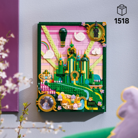 75685 LEGO® Wicked Emerald City kabinamas meno kūrinys 