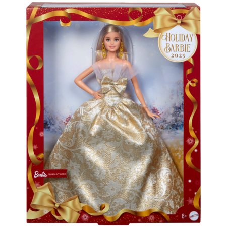 BARBIE Holiday kolekcinė šviesiaplaukė lėlė, JBH95 