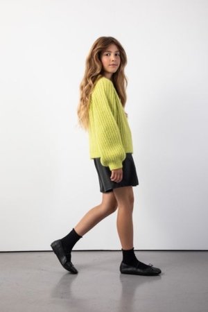 COCCODRILLO megztinis CRAFT PUNK GIRL JUNIOR, žalias, ZC5172101CGJ-030-134, 134 cm 