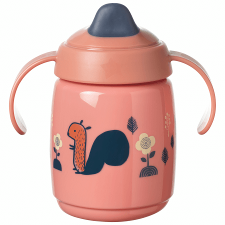 TOMMEE TIPPEE mokomasis puodelis TT 1X SIPPEE,  6mėn+, 300ml, pink, 448011 447823