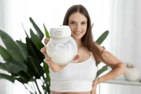 INNOGIO nešiojamas elektrinis pientraukis GIOmum Line Comfort, GIO-357i 