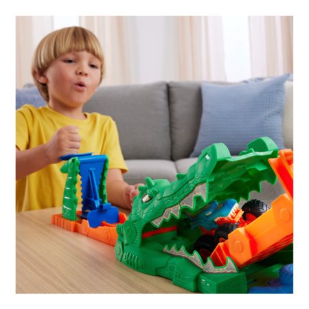HOT WHEELS Monster Trucks rinkinys – Krokodilo iššūkis, JJN45 