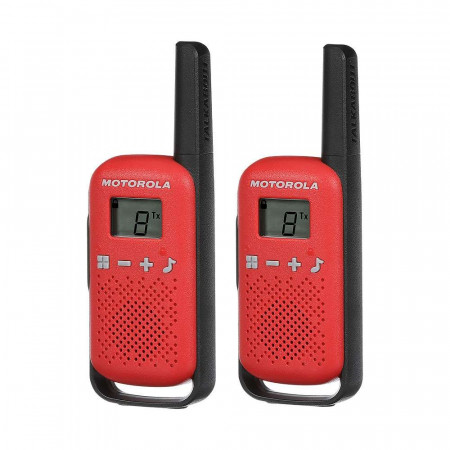 MOTOROLA racijos Talkabout T42 Red 2 vnt., B4P00811RDKMAW B4P00811RDKMAW