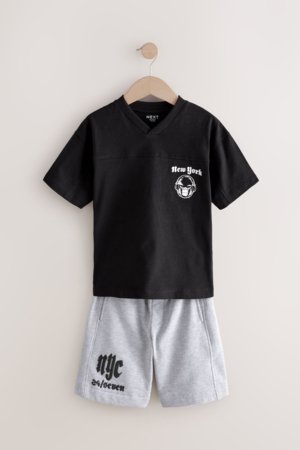 NEXT marškinėliai trumpomis rankovėmis ir šortai, E45729, 152 