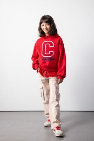 COCCODRILLO kelnės ACADEMY GIRL JUNIOR, kreminės, cm 