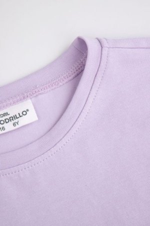 COCCODRILLO marškinėliai EVERYDAY GIRL A, violetiniai, ZC5143101VGA-016-122, 122 cm 