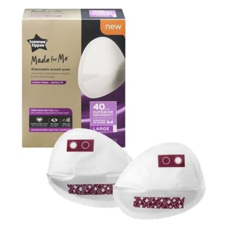 TOMMEE TIPPEE įklotai į liemenėle, L, balta, 40 vnt, 423635 423635