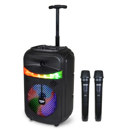 BONTEMPI belaidis garsiakalbis su 2 mikrofonais ir RGB šviesomis, 49 1070 