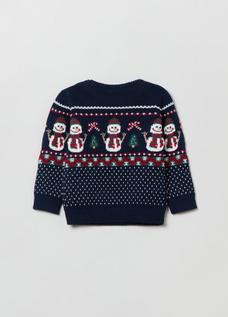 OVS BOY9-36M TRICOT 2H 9-12 BLUE 001916272 