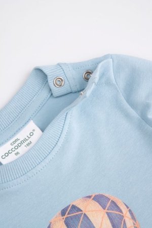 COCCODRILLO smėlinukas ilgomis rankovėmis, mėlynas, dydis 