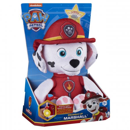 PAW PATROL minkštas žaislas Snuggle Up Pup Marshall, 6063097 6063097