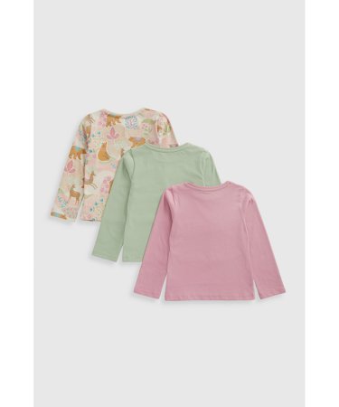MOTHERCARE marškinėliai ilgomis rankovėmis 3 vnt., JL520 116 