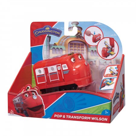 CHUGGINGTON transformuojamas traukinys Pop & Transform Wilson, EU890101 EU890101