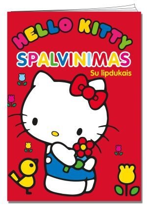Hello Kitty Spalvinimas su lipdukais, 9786090509463 