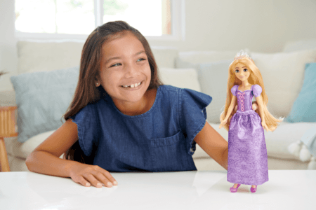 DISNEY PRINCESS lėlė Rapunzelė, HLW03 HLW03
