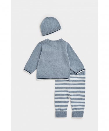 MOTHERCARE megztinis, kelnės ir kepurė, CB781 606419